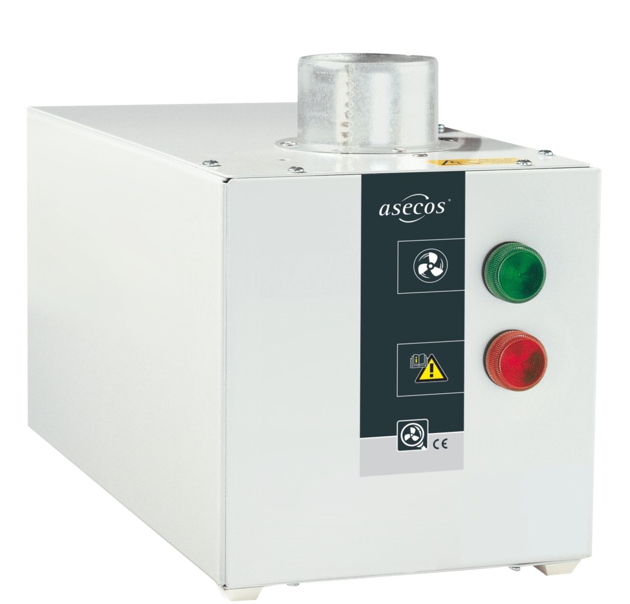 Ventilatie-opzetunit met flow bewaking