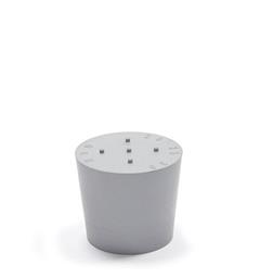stop rubber grijs 29 x 35 x 30mm