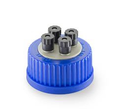 HPLC schroefdop GL 45, 4-port