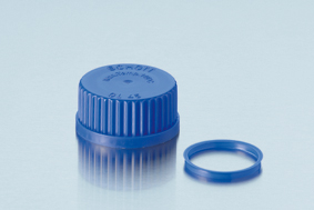 DURAN® doppen en uitgietringen blauw
