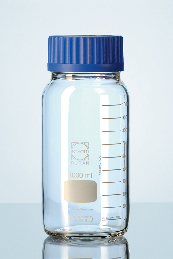 Laboratoriumfles DURAN® GLS 80® met dop