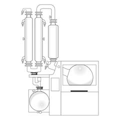 Hei-VAP Industrial - glassware set A2