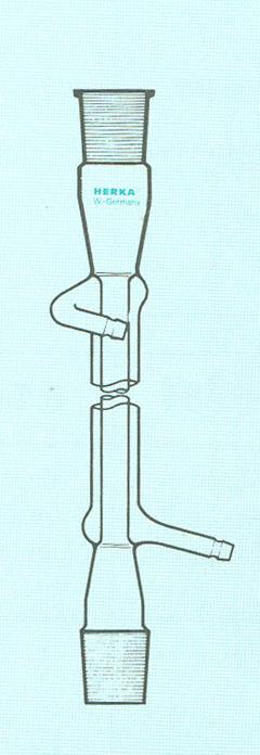 Liebigkoeler 400 mm zonde slijpstukken