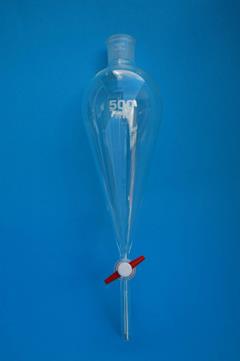 Scheitrechter Squibb PTFE kraan 250 ml