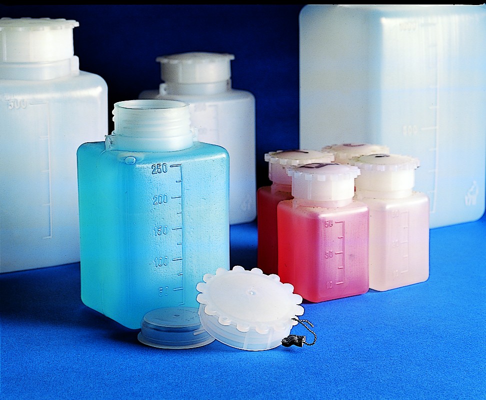 Flessen PE, vierkant