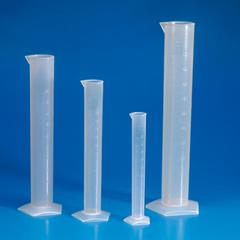 Maatcilinder PP 10 ml verdeeld op 2 ml