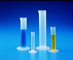 Maatcilinder PP 25 ml verdeeld op 5 ml