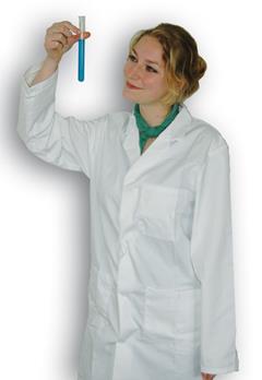 Labjas wit pol/kat. Maat XS (88, Or)