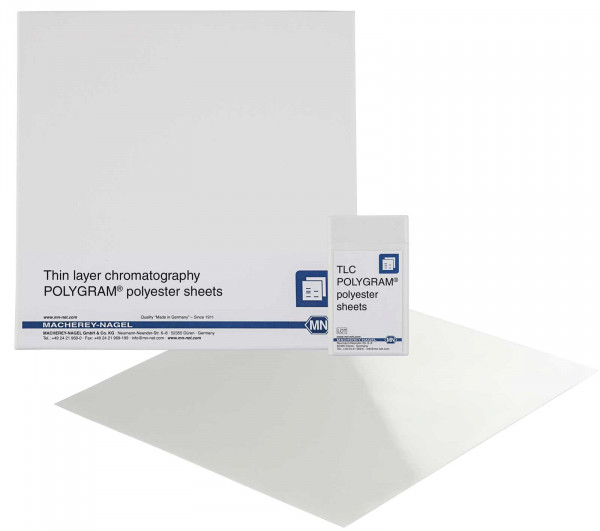 TLC polyester sheets 5x20 cm UV254