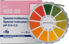 Indicatorpapier pH 0.5-5.5 rol