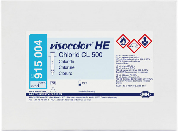 Visocolor HE chloride CL500 testkit