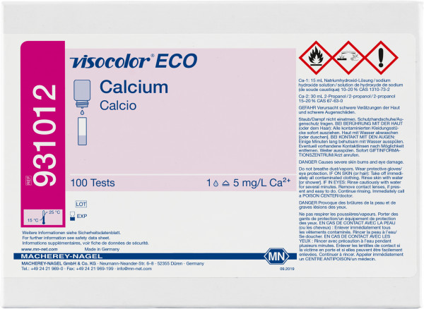 Visocolor Eco calcium testkit