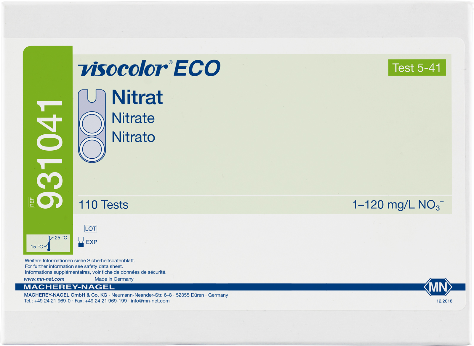 Visocolor Eco testkit nitraat