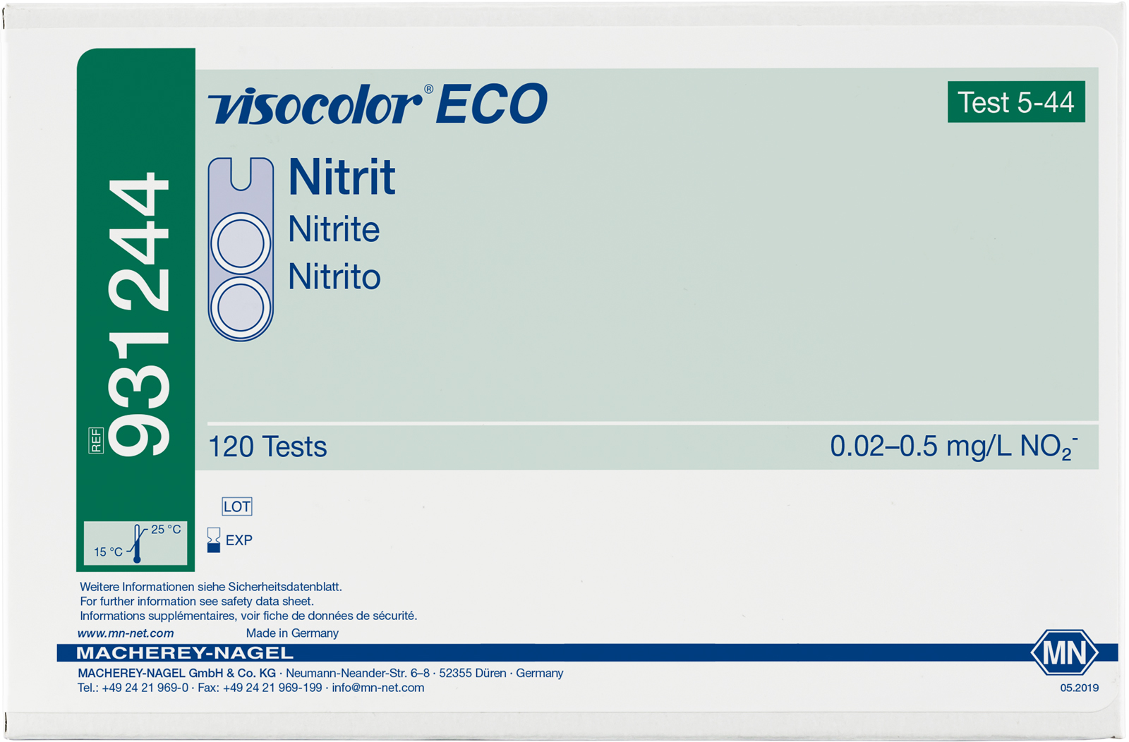 Visocolor Eco testkit nitriet navulset