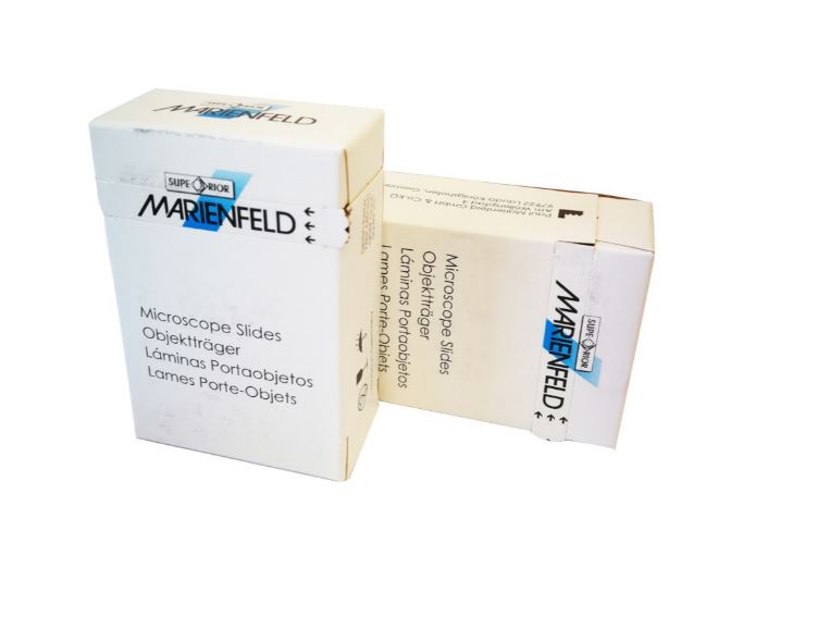 50 objectglaasjes geslepen 26 x 76 mm