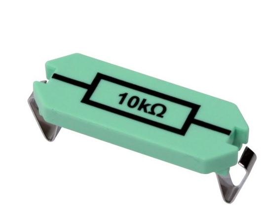Weerstand, 10k, 1 / 4W, 5% (DIN)