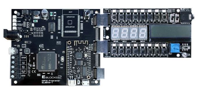 ESP32 programmeer en combo bord