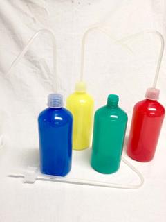 Spuitfles PE groen met spuittuit 250 ml