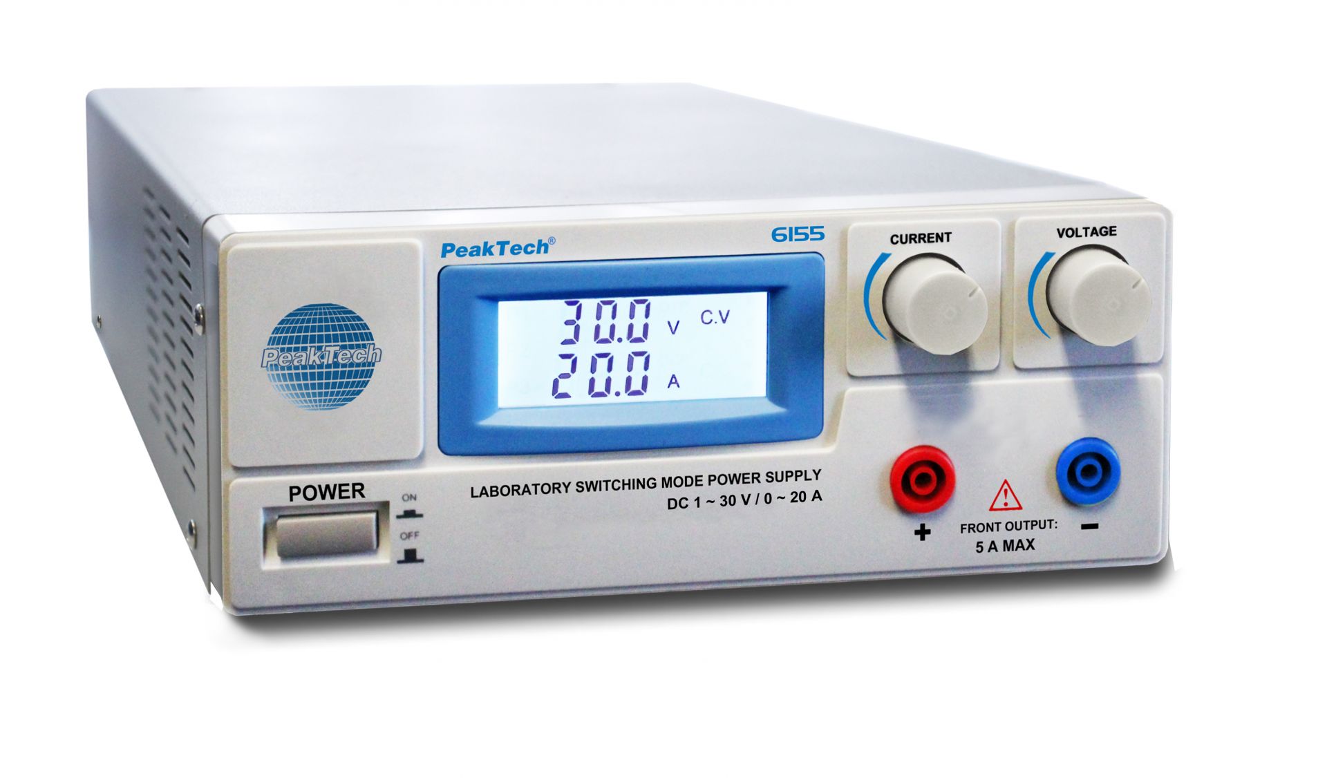 DC geschakelde voeding ~ 0 - 30V / 0-20A