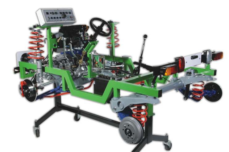 Chassis met motor