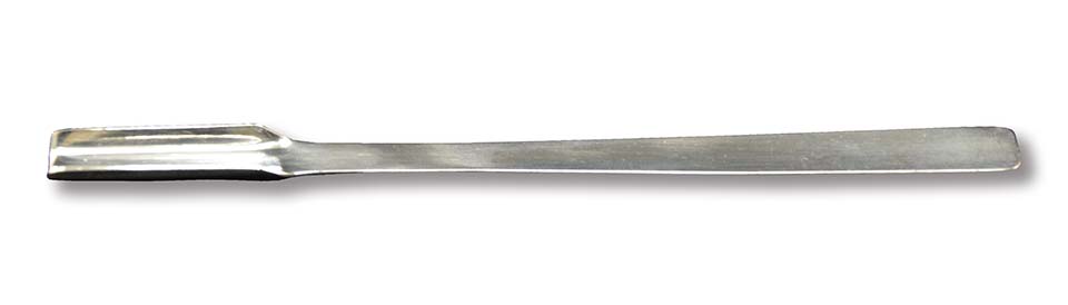 Poeder lepel 170mm RVS