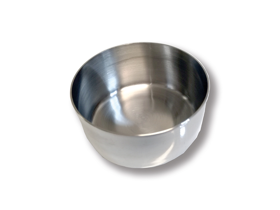 Uitdampschaal RVS 70x35mm hoog model