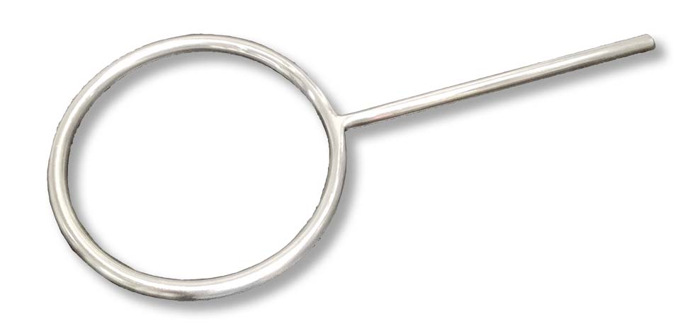 VOS statiefring gesloten diam 100mm RVS