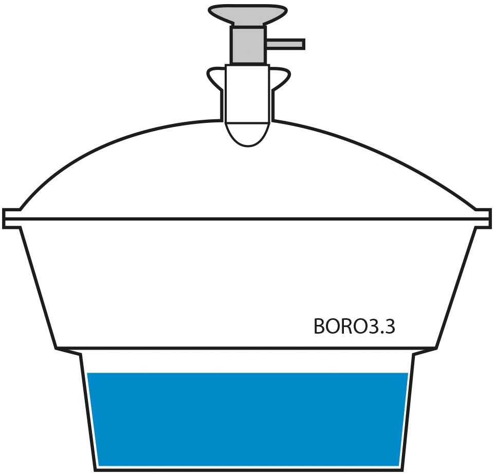 Vacuümexsiccatoren boro3.3 VOS