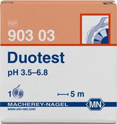 Duotest indicatorpapier pH 3.5-6.8 rol