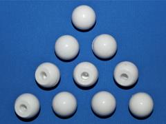 Molymod onderdeel waterstof wit 1-gat 10