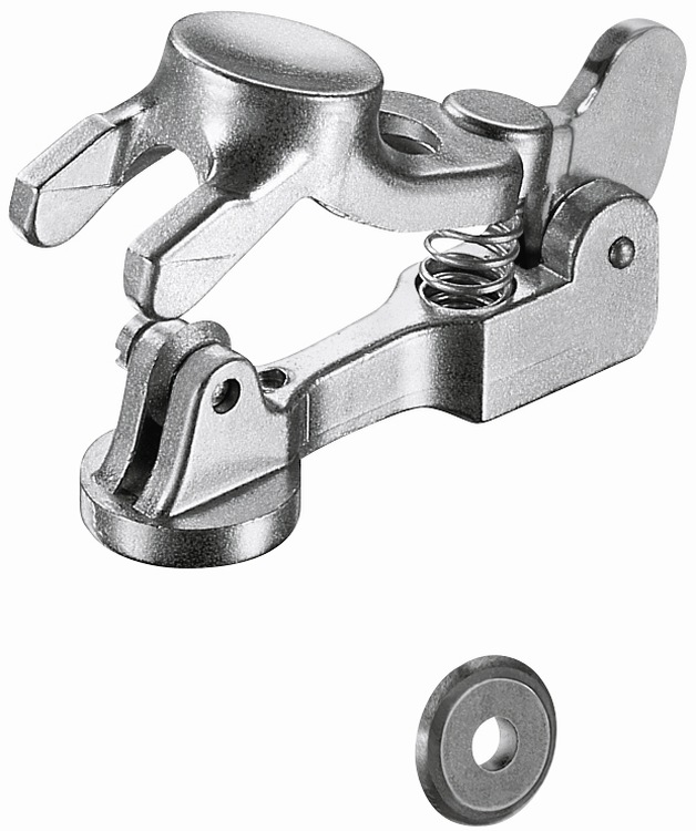 Glasbuissnijder zinklegering vernikkeld