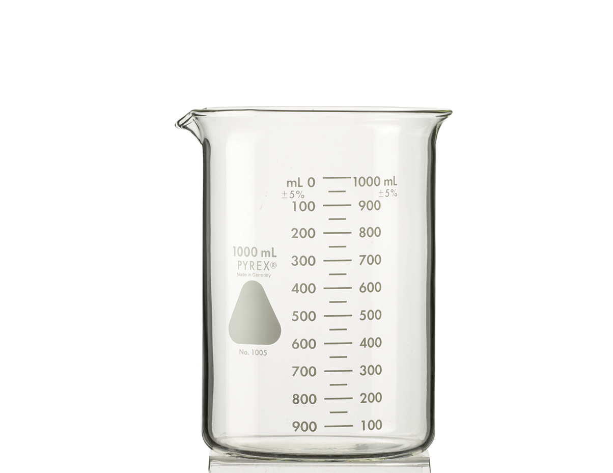 Featured image for “Bekerglas, 1000 ml (6 stuks)”