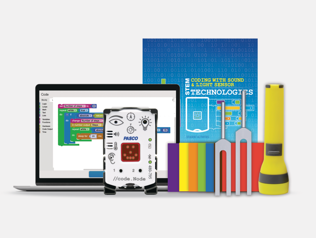 Featured image for “Codering met geluid- en lichtsensor Technologieën Kit”